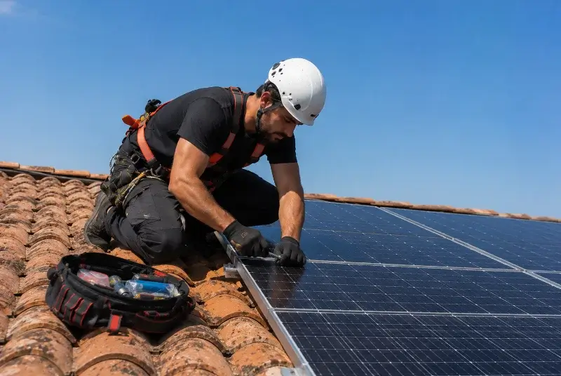 Maintenance et monitoring de panneaux solaires à Bordes